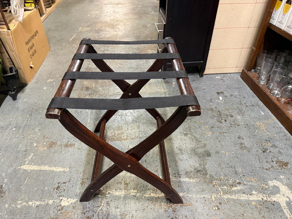 Dark Wood Luggage Rack
