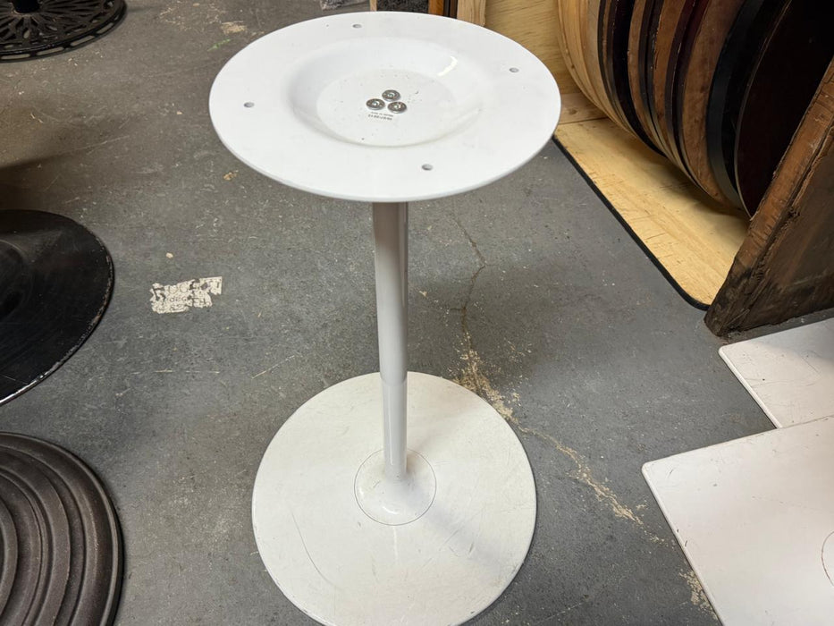 Round Tulip Table Base White