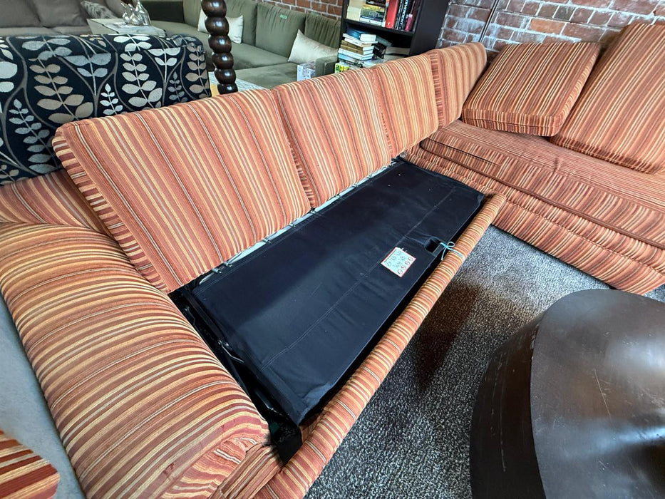 Striped Sectional Sofabed