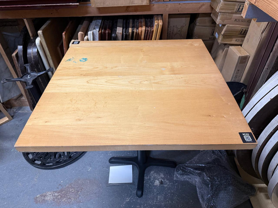 36" Square light wood Table Top