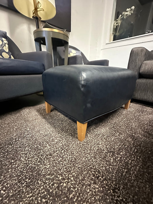 Blue accent chair