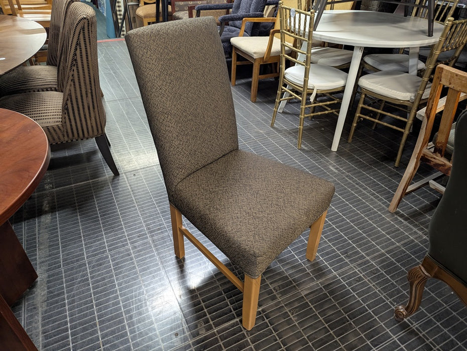 Blue Grey Highback Dining Chair