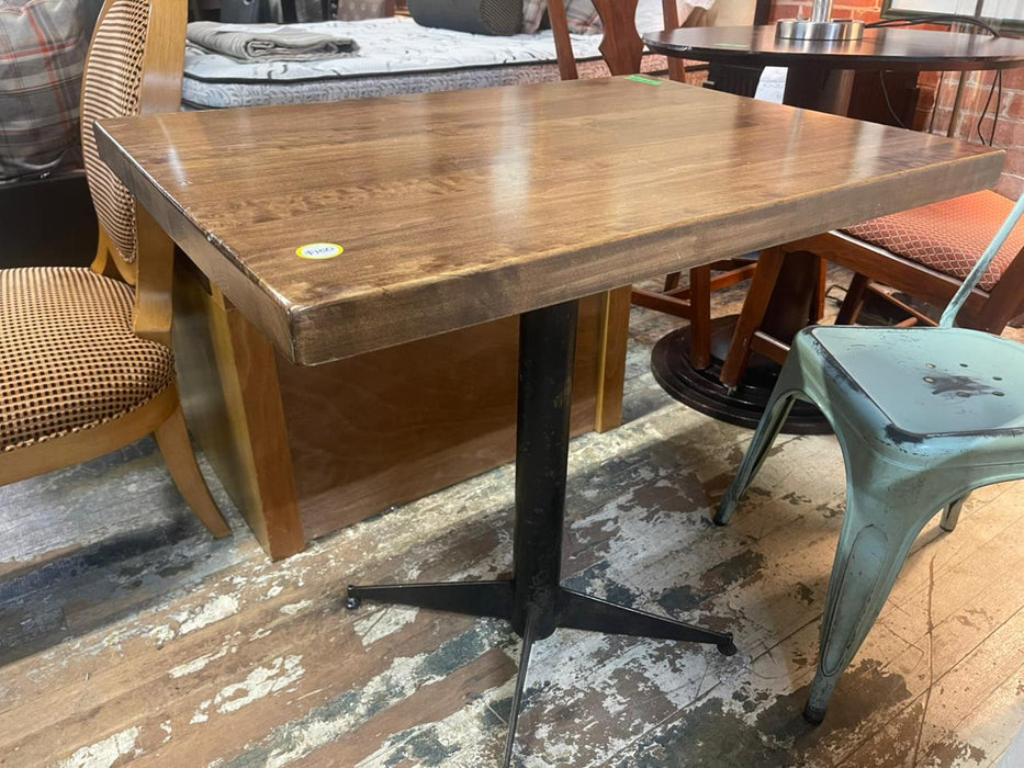 Industrial look dining table