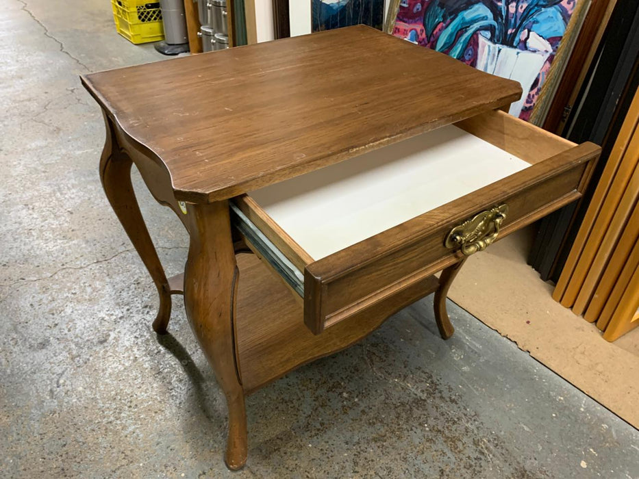 French Provincial Bedside Table