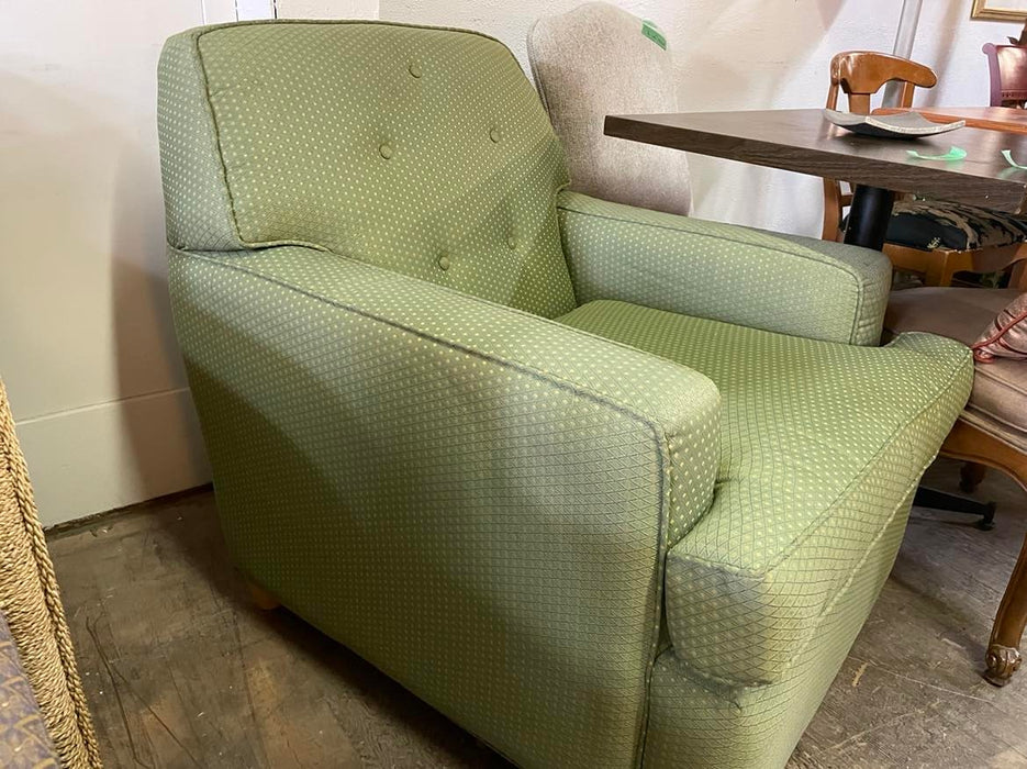 Green Upholstered sofachair