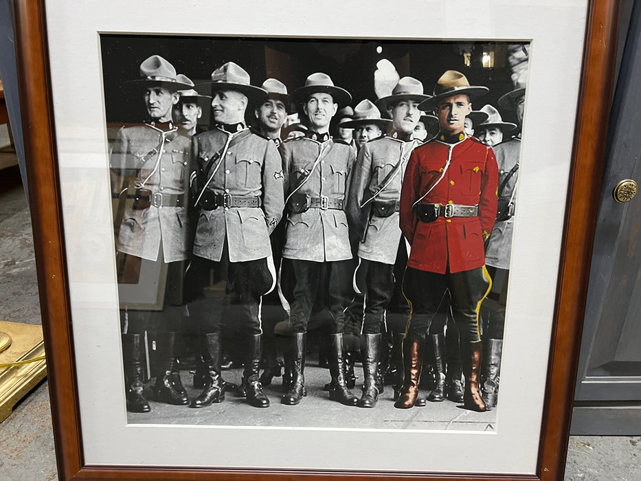 RCMP Tribute Framed Art