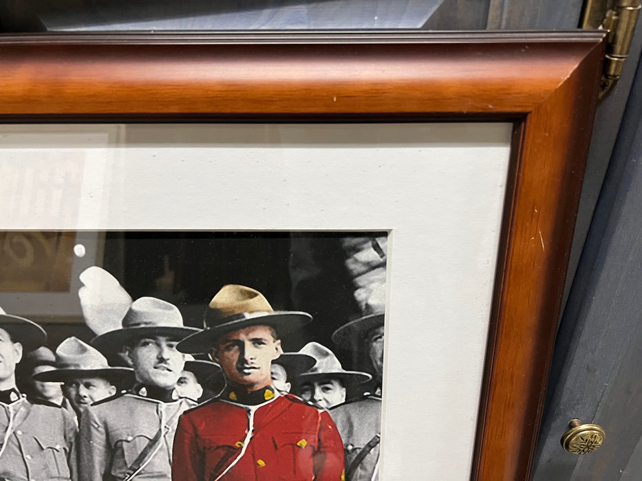 RCMP Tribute Framed Art