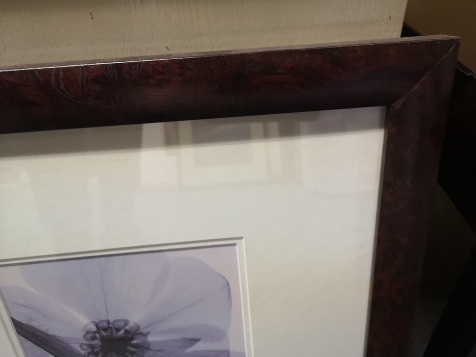 Dark marble look frame with Flower Print Small SHG