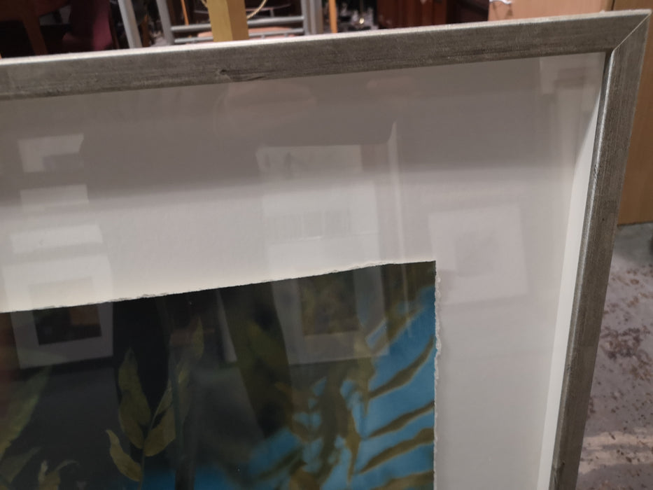 Chrome Frame Leafy Print SW2
