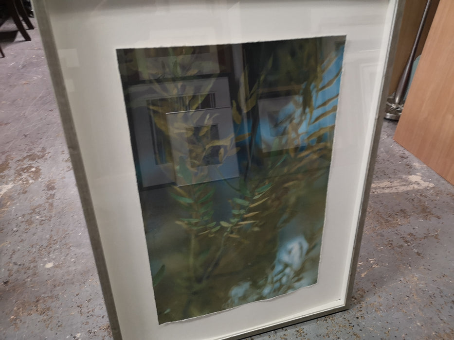 Chrome Frame Leafy Print SW2