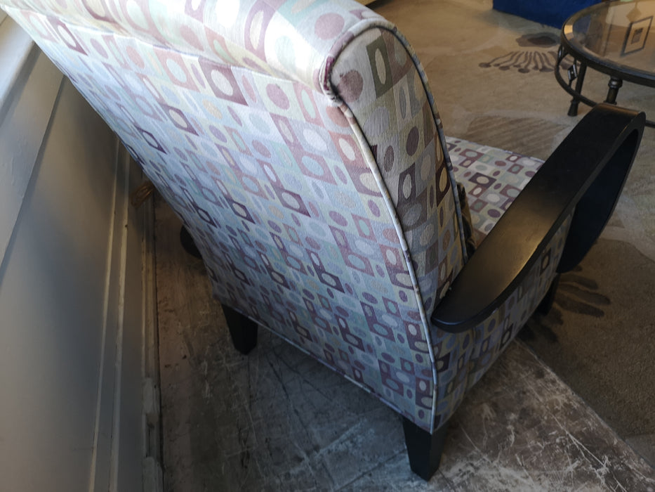 Large Armchair with Dot Print CLW
