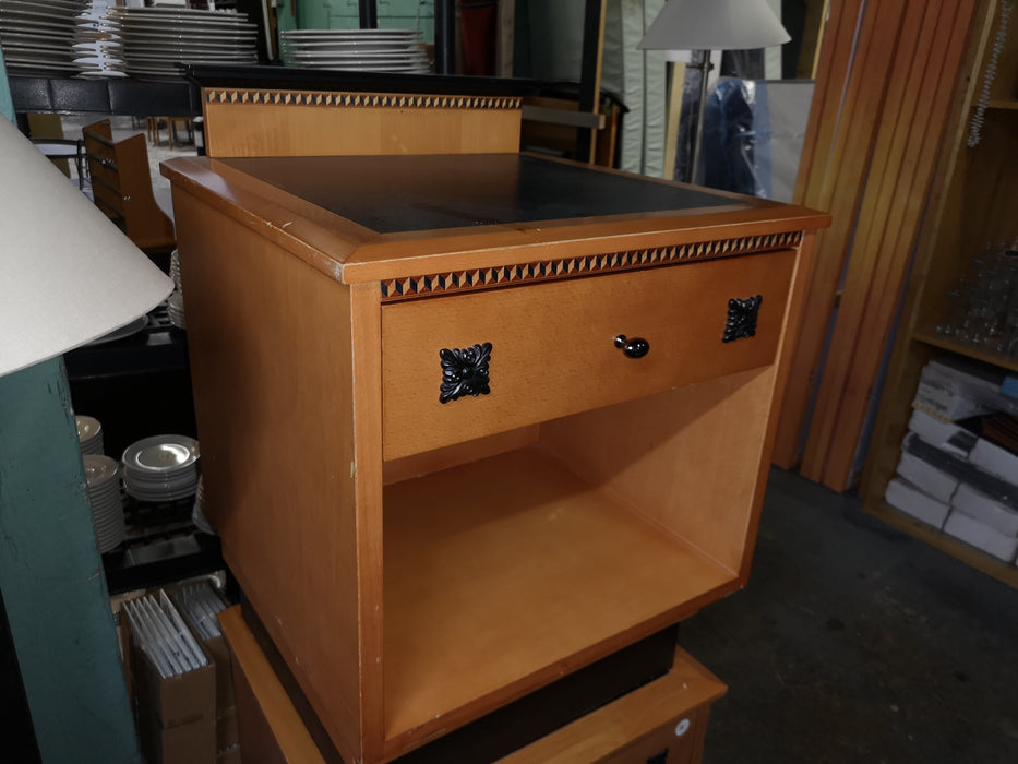 Honey Color Bedside Table HJO