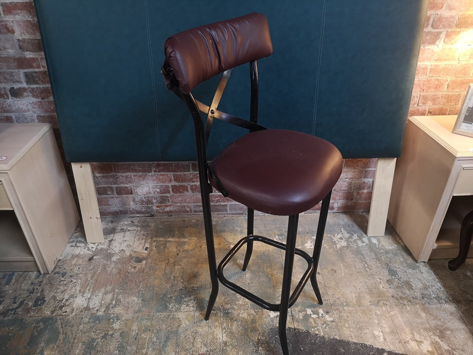 Padded Upholstery Bar Stool