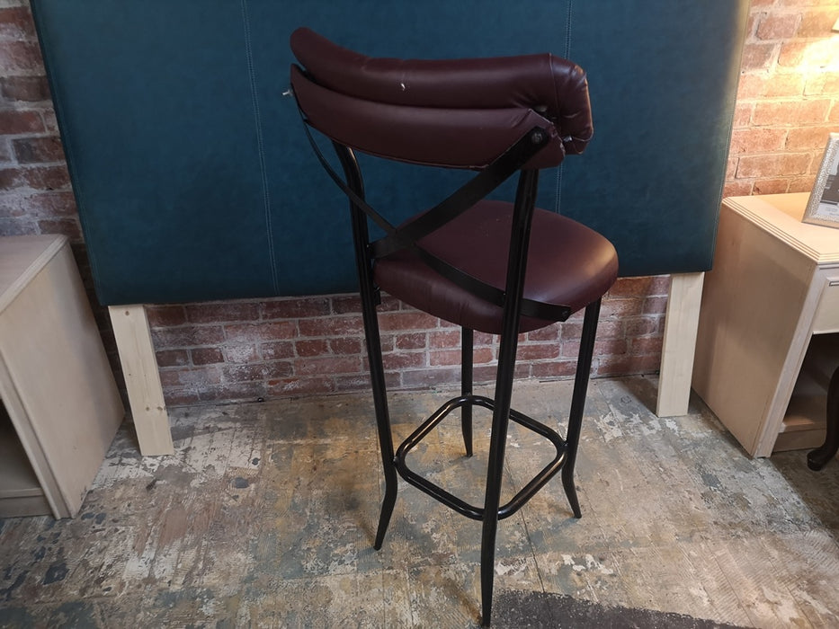 Padded Upholstery Bar Stool