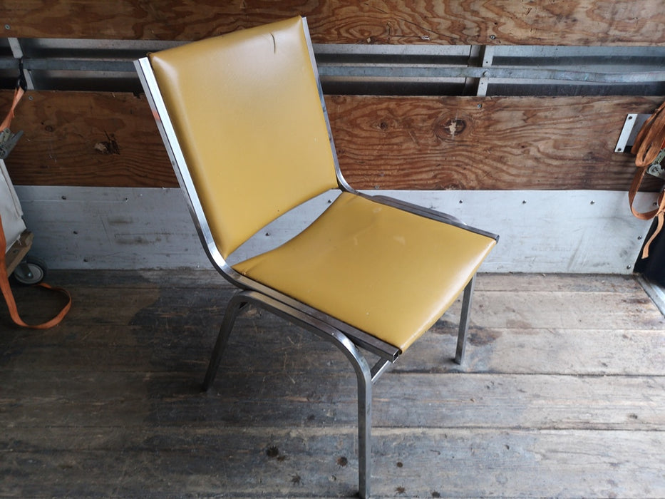 Vinyl Reception Chair - Black and Yellow options available