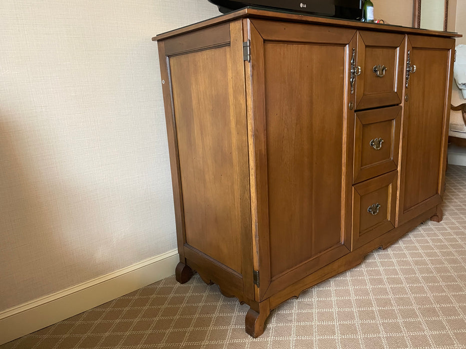 French Provincial Style Wood Cabinet Dresser