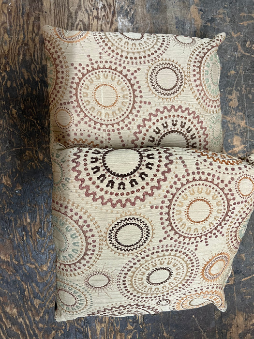 beige decorative pillow
