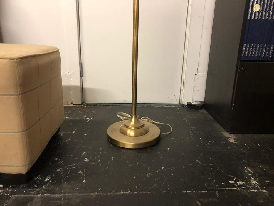 Gold Swing Arm Floor Lamp