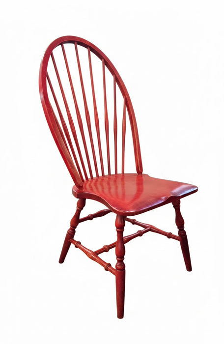 Red Wood Dining Chairs
