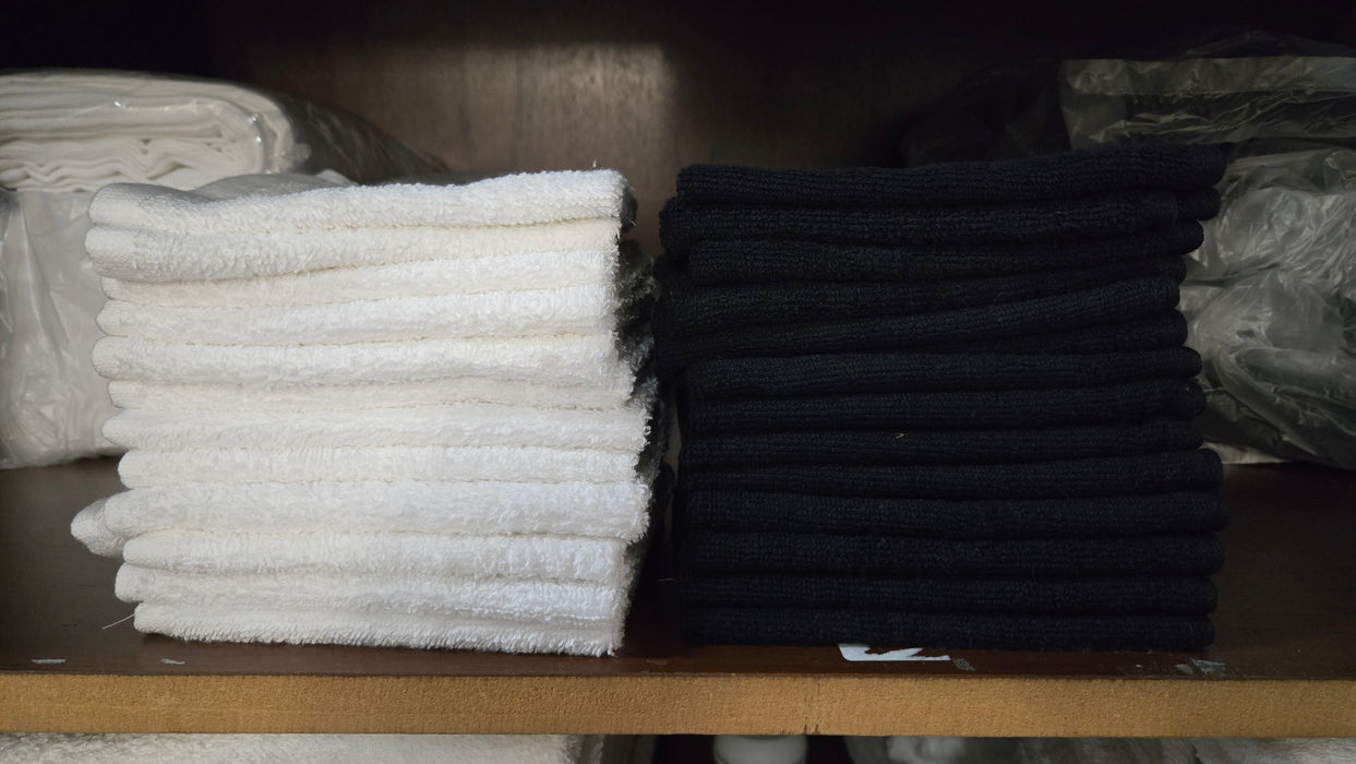 Black Face Towel