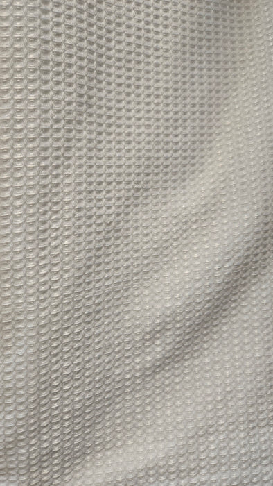 Waffle Shower Curtain w/Liner