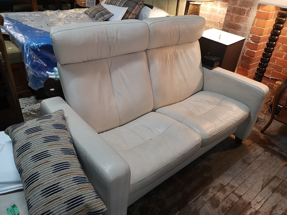 Ekornes Made in Norway Reclining Leather Sofa
