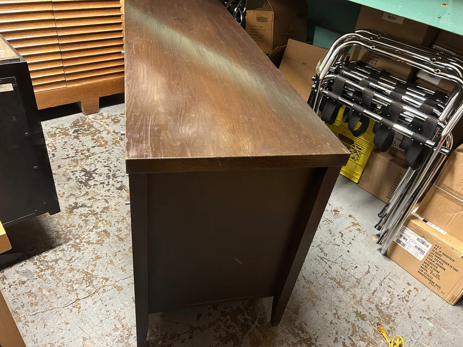 4 Drawer Dark Wood Dresser