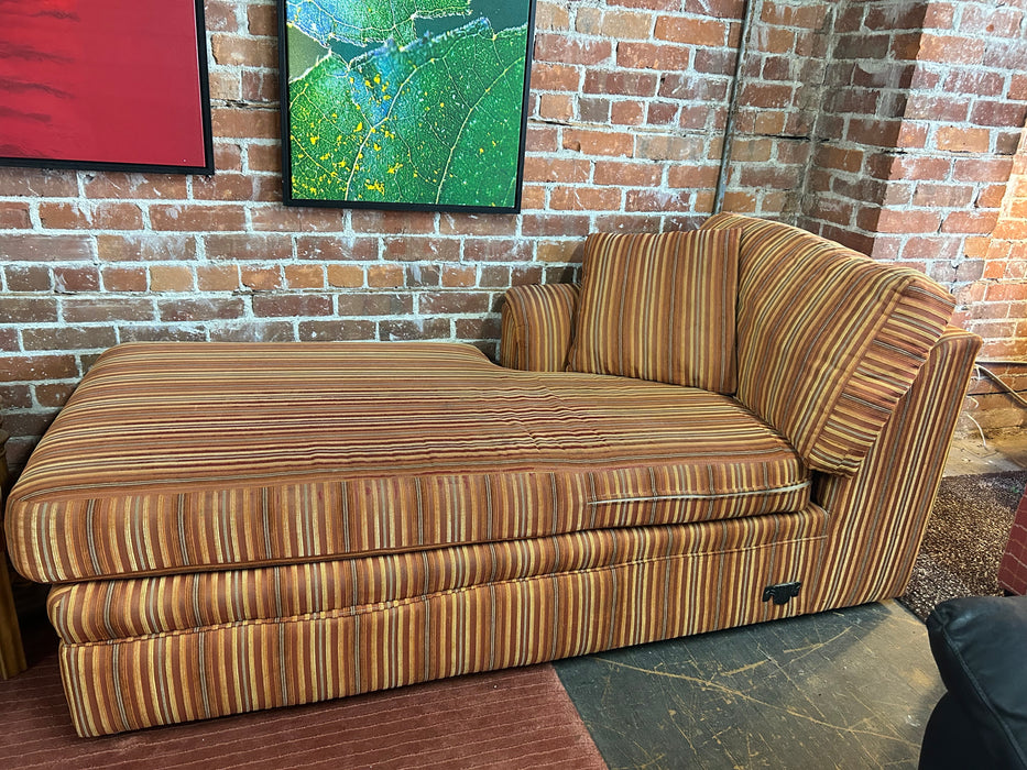 Striped Chaise Lounge