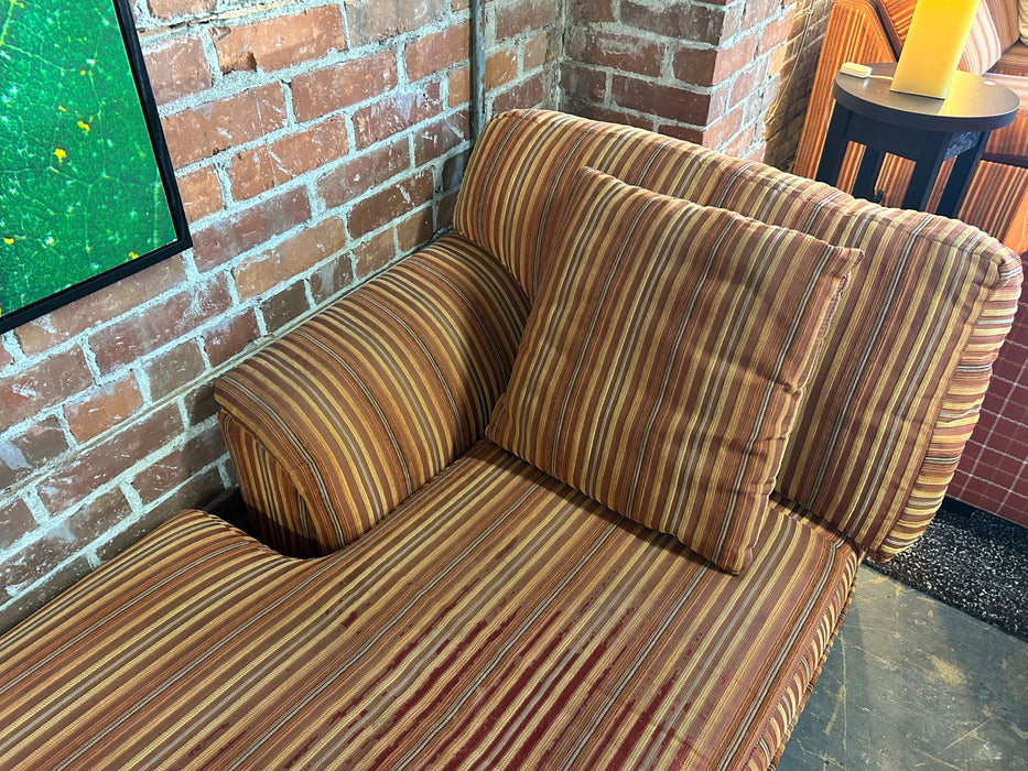 Striped Chaise Lounge