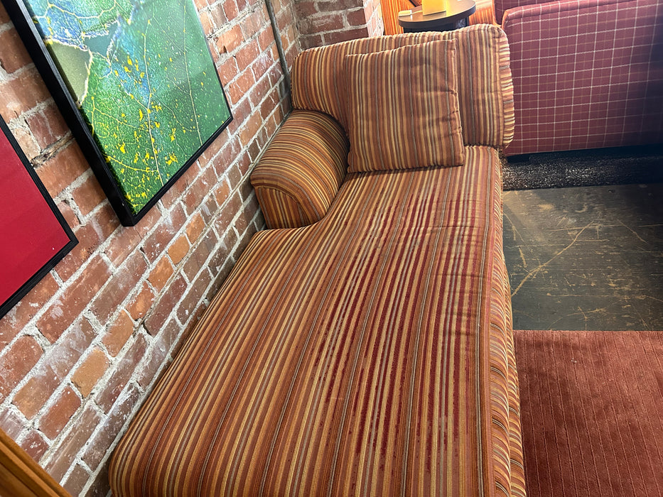 Striped Chaise Lounge