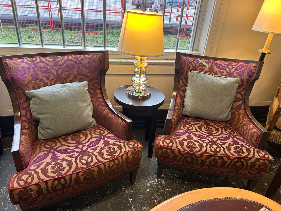 Purple Grand Chairs