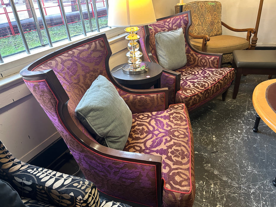 Purple Grand Chairs