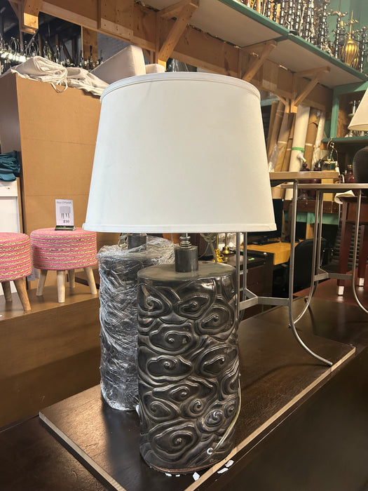 Swirl Patterned Table Lamp