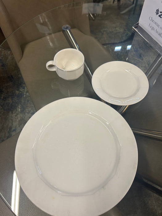 White Dishware