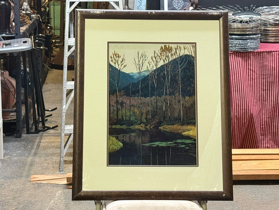 Mountain Landsacpe Framed Art