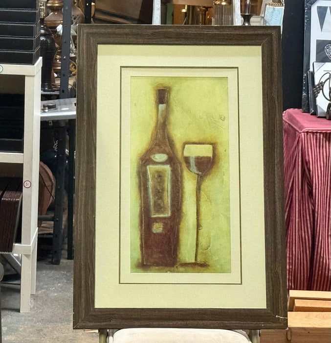 Framed Wine Art