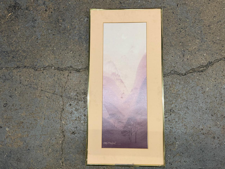 Abstract Mountain Print