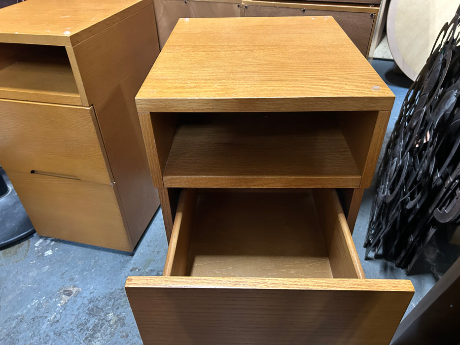 Honey Colored Wood Night Table