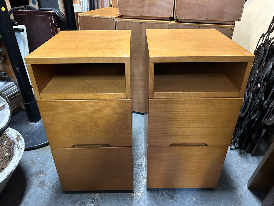 Honey Colored Wood Night Table