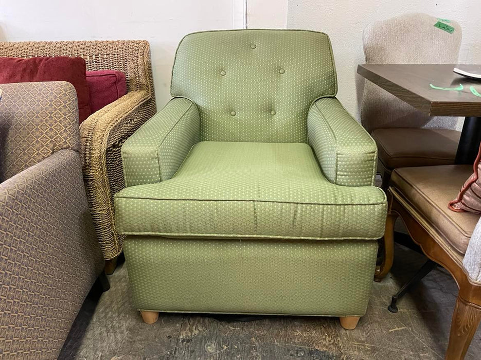 Green Upholstered sofachair