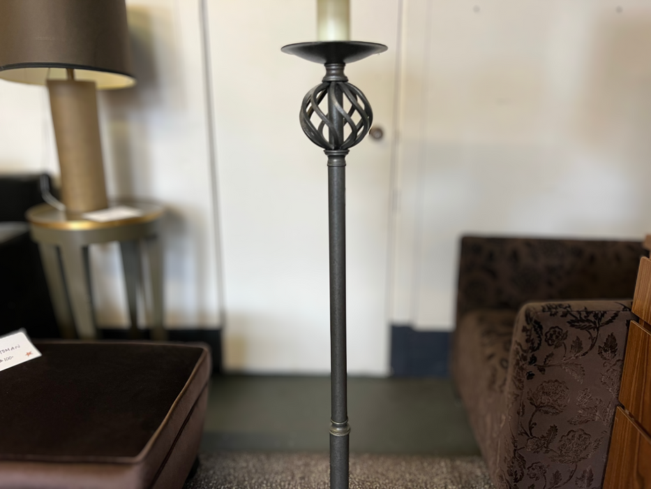 Grey Metal Floor Lamp