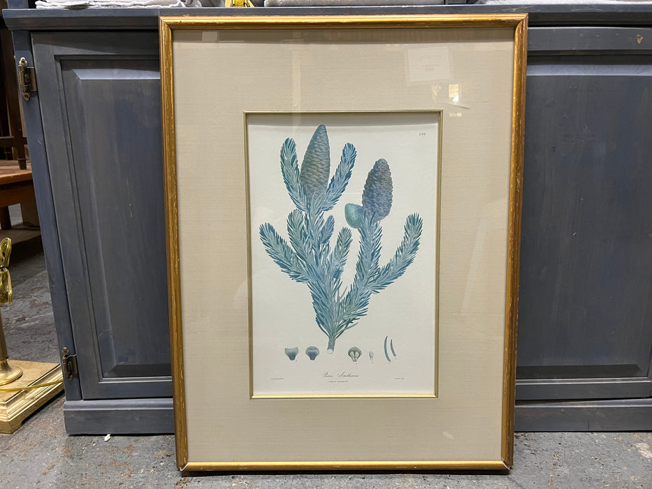 Cactus Gold Framed Artwork