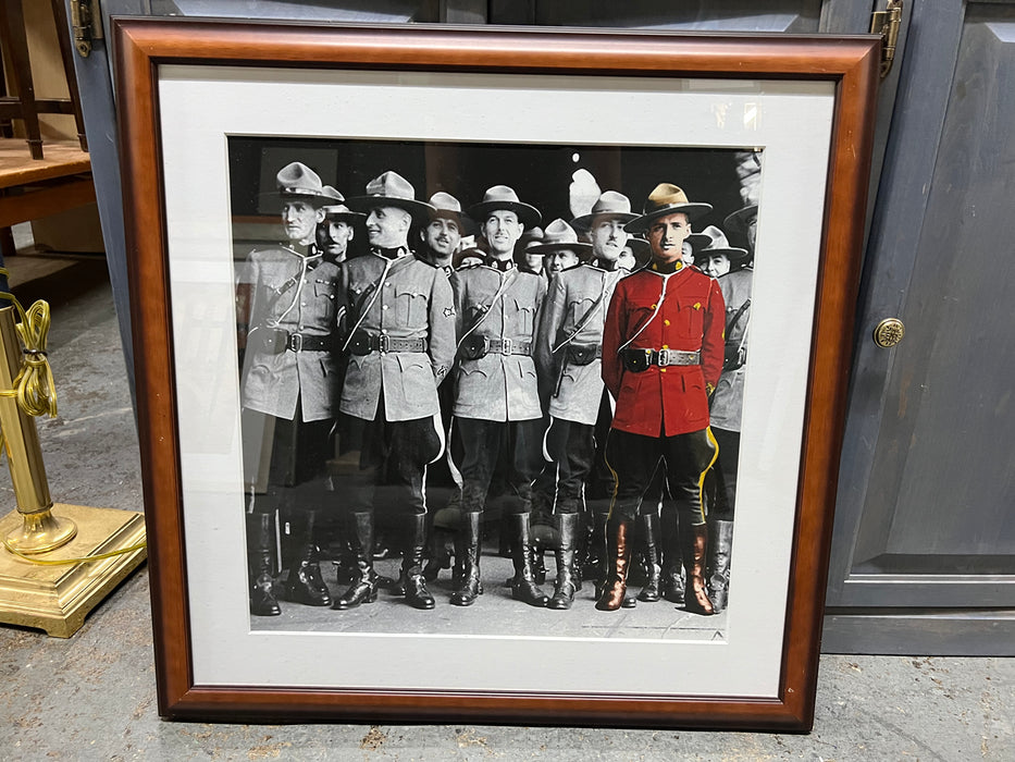 RCMP Tribute Framed Art