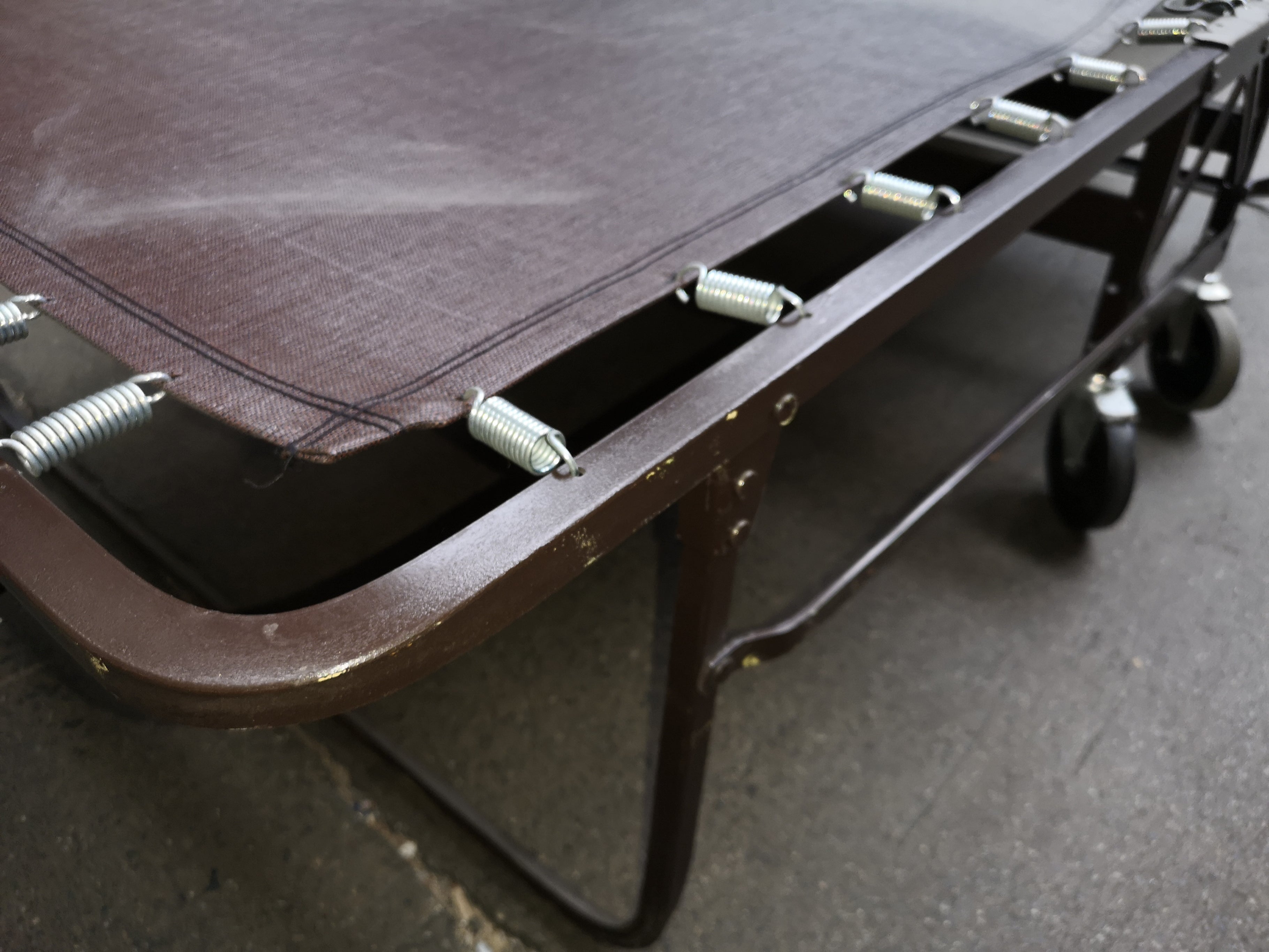 Metal Rolling Cot Frame — Anizco