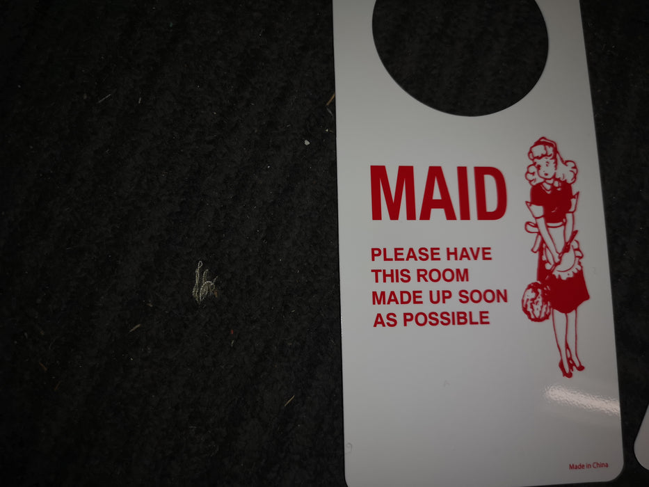 Do not Disturb/Maid Service Sign New