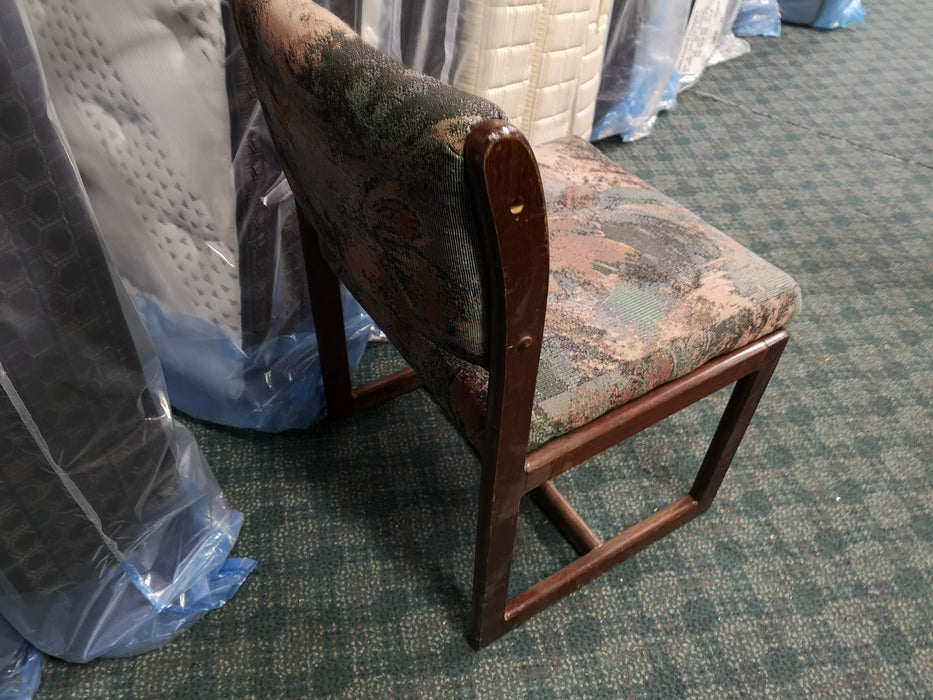Floral Blue Print Dining Chair