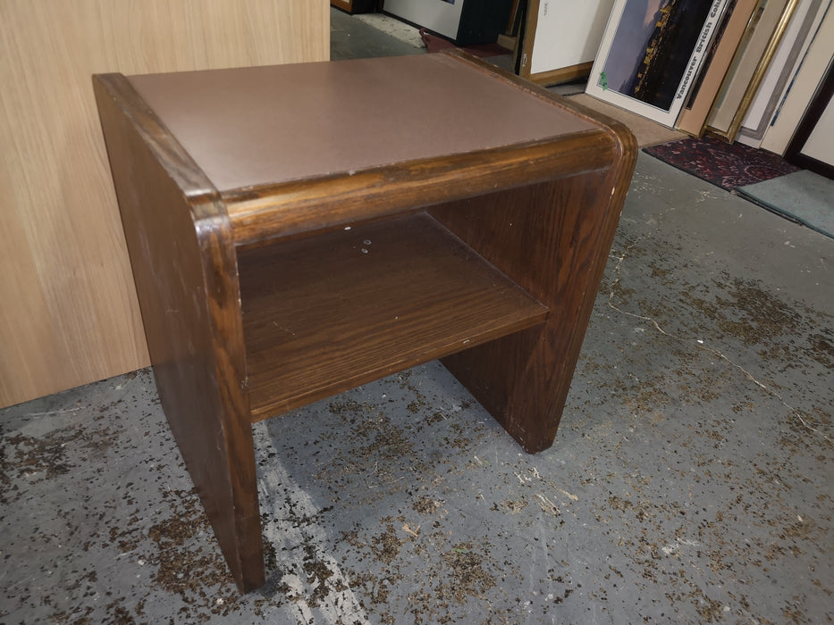 Compact Bedside Table with Shelf RD