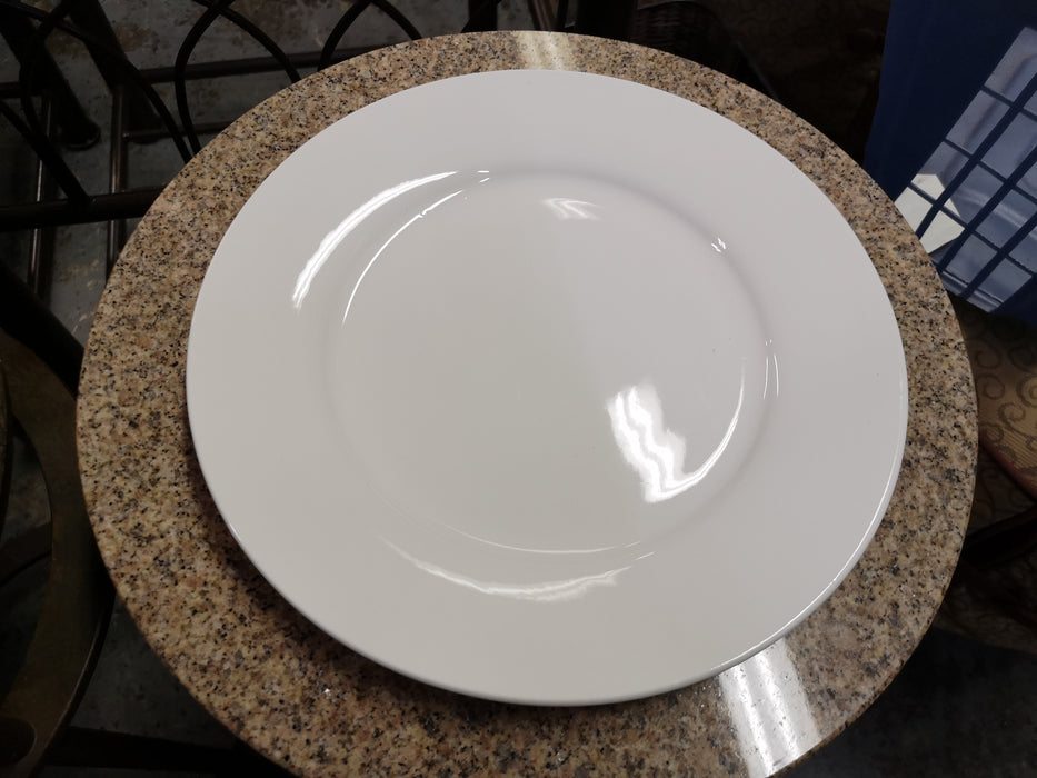 Bone White Dinner Plate