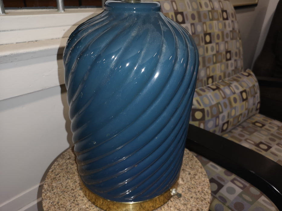 Blue Ceramic Table Lamp