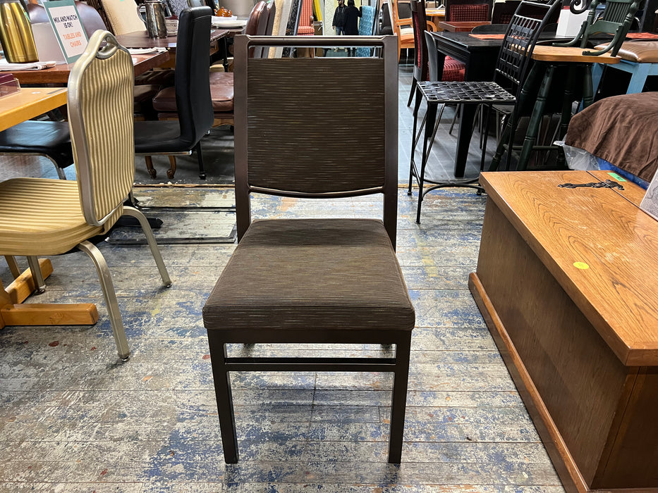 Dark brown dining chairs